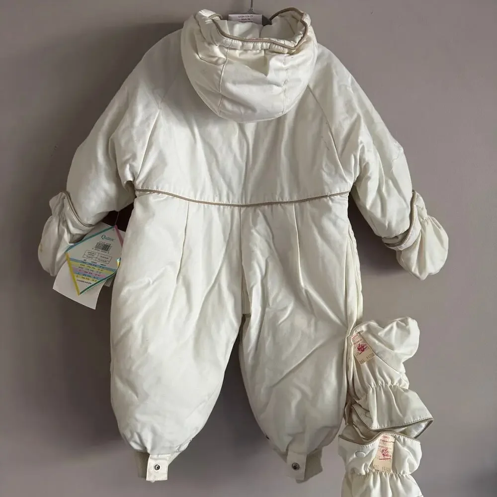 Vintage Quiltex Beatrix Potter Peter Rabbit Snowsuit Jumpsuit Baby 12 Months New
